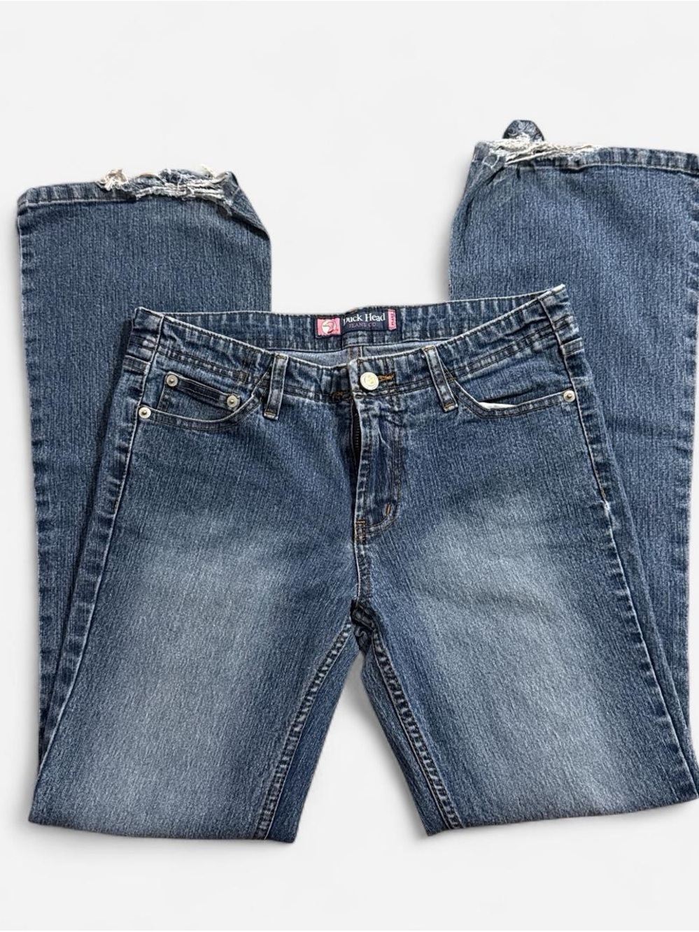 Vintage Duck Head Women's Blue Boot Cut Jeans. Size 7